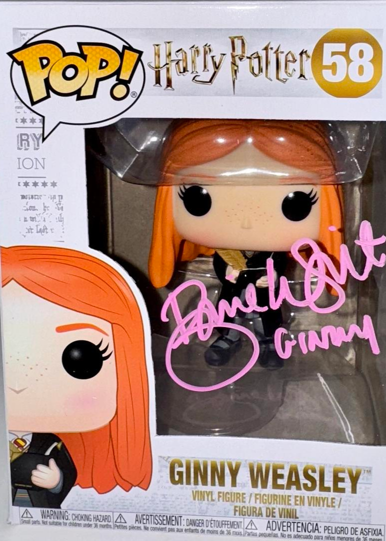 Bonnie Wright Signed Funko Pop #58 "Ginny Weasley" (Harry Potter) - Official Pix